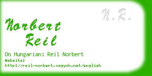 norbert reil business card